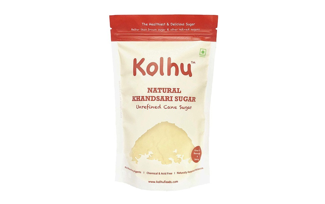 Kolhu Natural Khandsari Sugar    Pack  500 grams